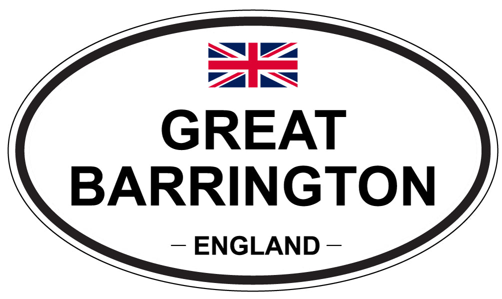 GREAT BARRINGTON, England - Oval Magnet