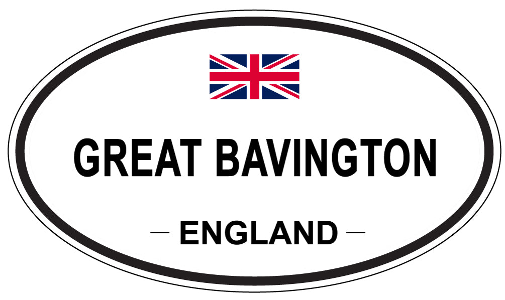 GREAT BAVINGTON, England - Oval Magnet