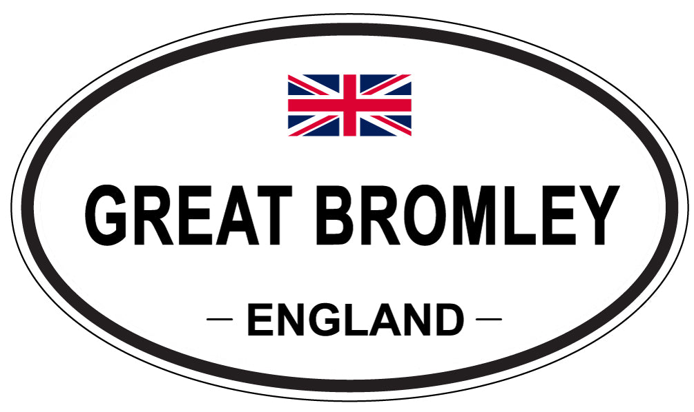 GREAT BROMLEY, England - Oval Magnet