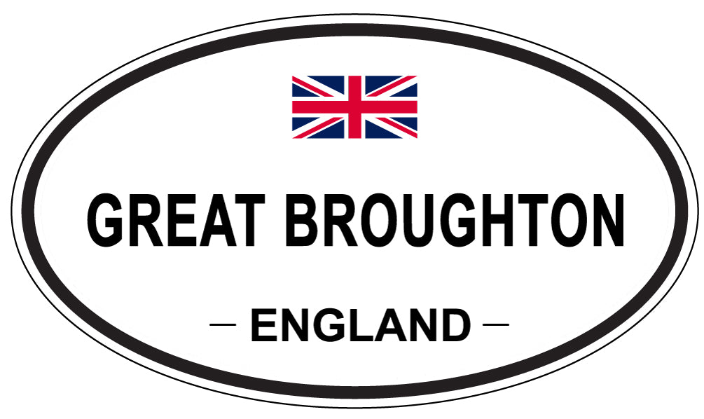 GREAT BROUGHTON, England - Oval Magnet