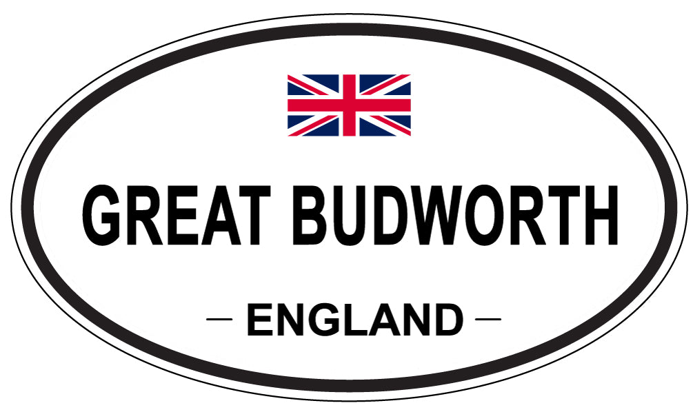 GREAT BUDWORTH, ENGLAND - Oval Sticker