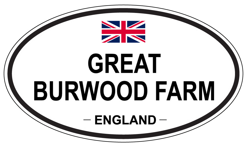 GREAT BURWOOD FARM, England - Oval Magnet