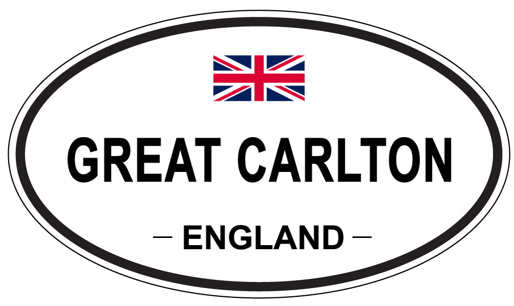 GREAT CARLTON, ENGLAND - Oval Sticker