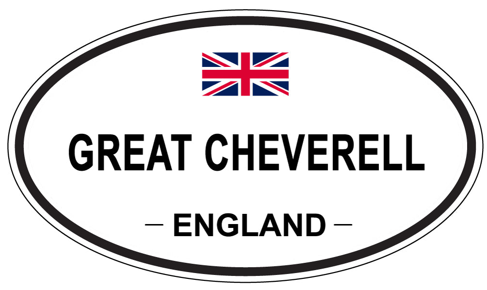 GREAT CHEVERELL, England - Oval Magnet