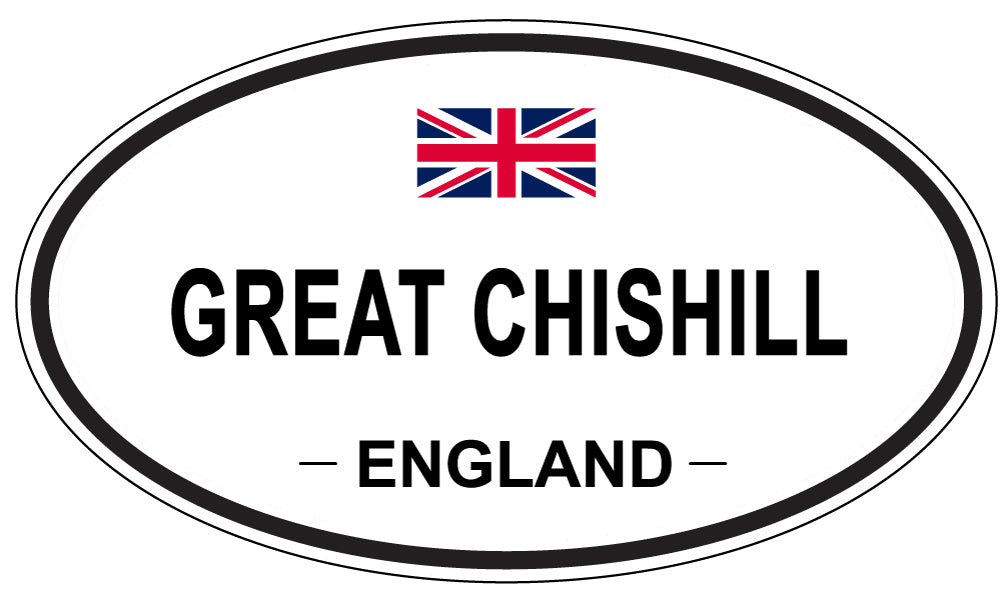 GREAT CHISHILL, England - Oval Magnet