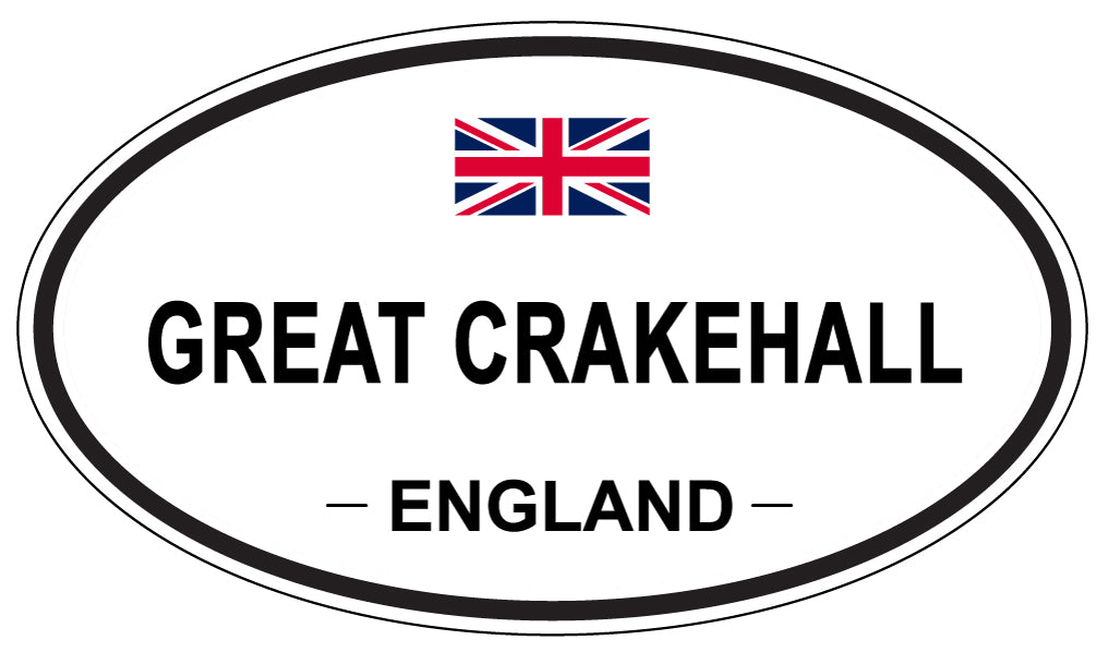 GREAT CRAKEHALL, England - Oval Magnet