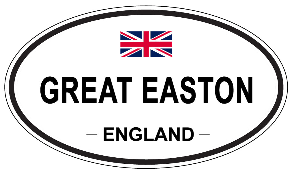 GREAT EASTON, England - Oval Magnet