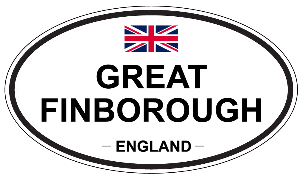 GREAT FINBOROUGH, England - Oval Magnet