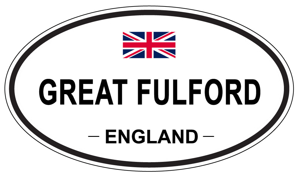 GREAT FULFORD, England - Oval Magnet