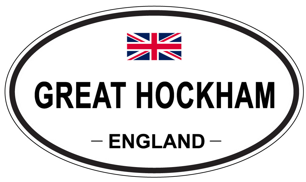 GREAT HOCKHAM, ENGLAND - Oval Sticker