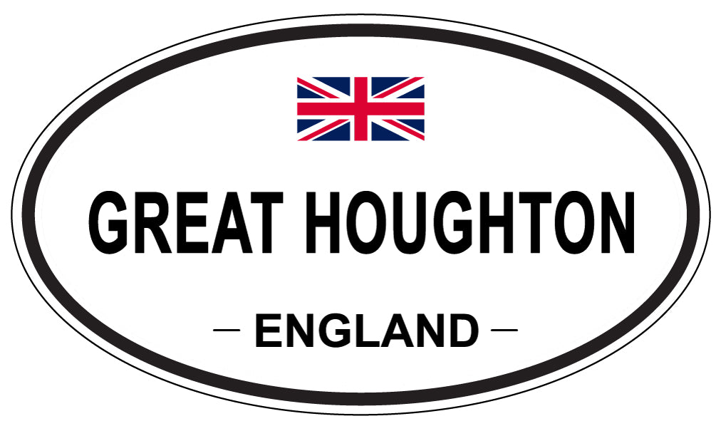 GREAT HOUGHTON, England - Oval Magnet