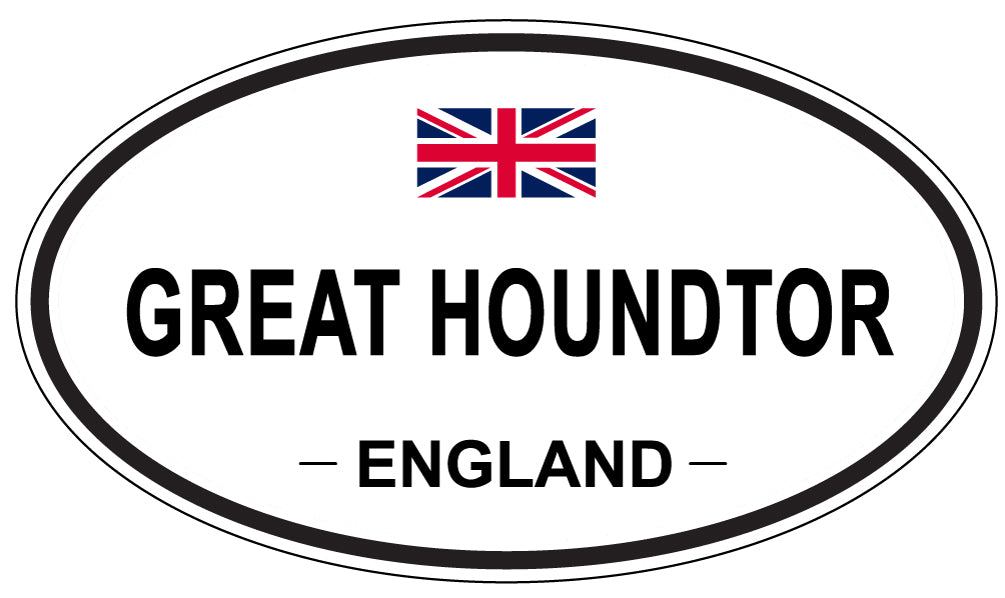 GREAT HOUNDTOR, ENGLAND - Oval Sticker