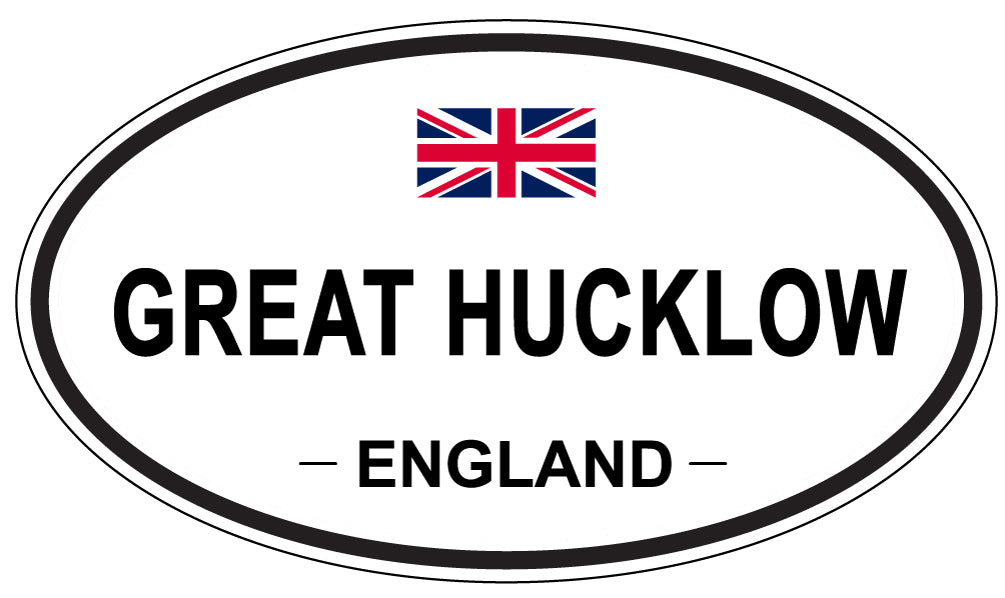 GREAT HUCKLOW, England - Oval Magnet
