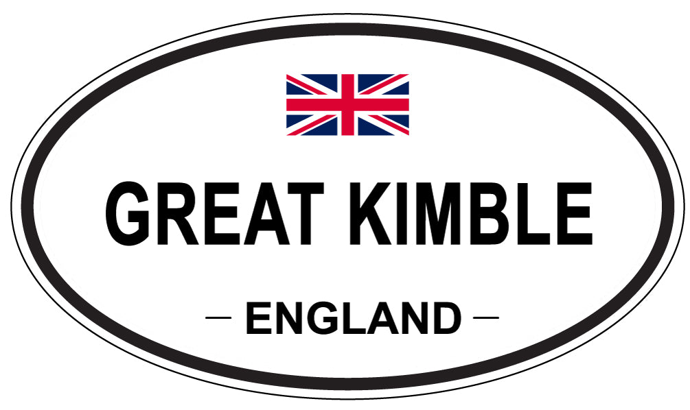 GREAT KIMBLE, England - Oval Magnet
