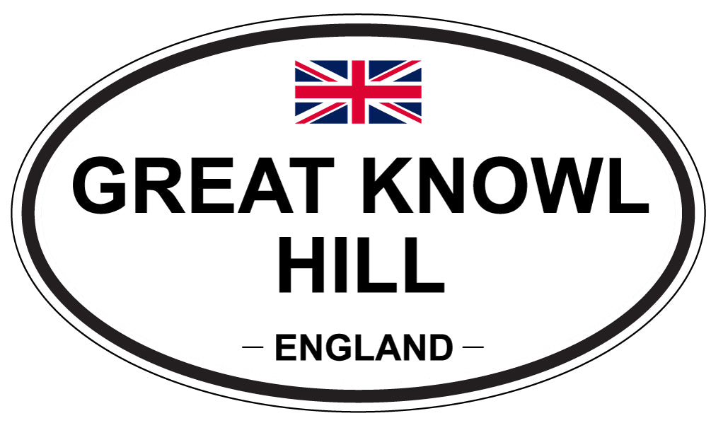 GREAT KNOWL HILL, England - Oval Magnet