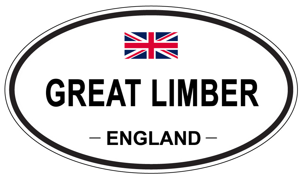 GREAT LIMBER, England - Oval Magnet