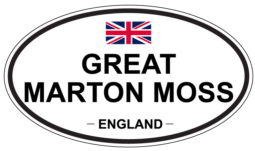 GREAT MARTON MOSS, England - Oval Magnet