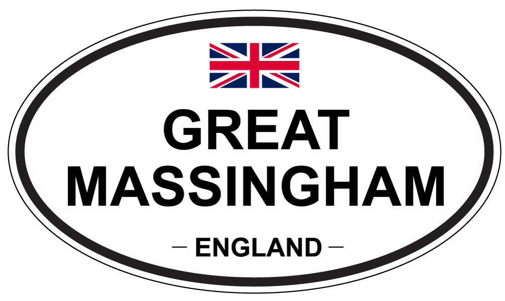 GREAT MASSINGHAM, England - Oval Magnet