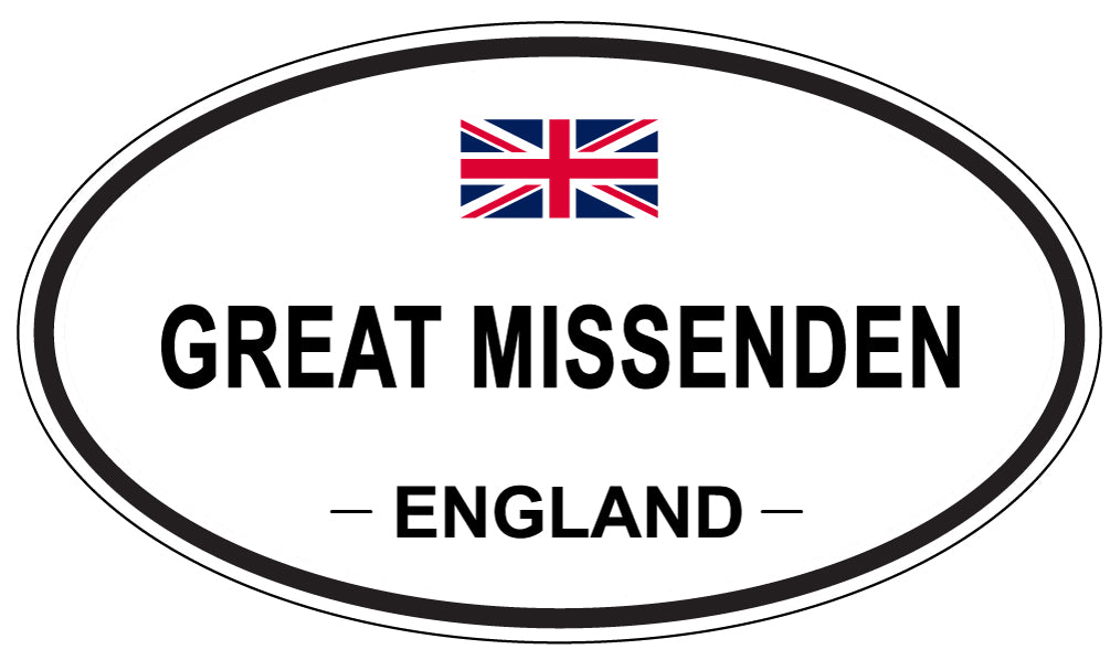 GREAT MISSENDEN, ENGLAND - Oval Sticker