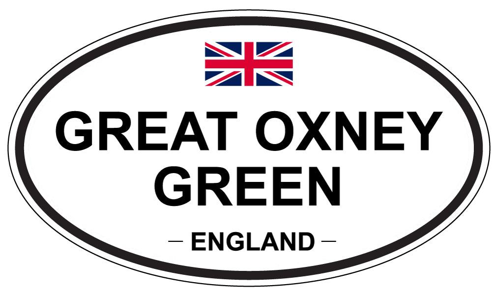 GREAT OXNEY GREEN, England - Oval Magnet
