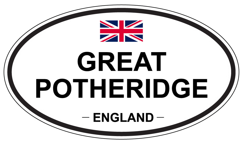 GREAT POTHERIDGE, England - Oval Magnet