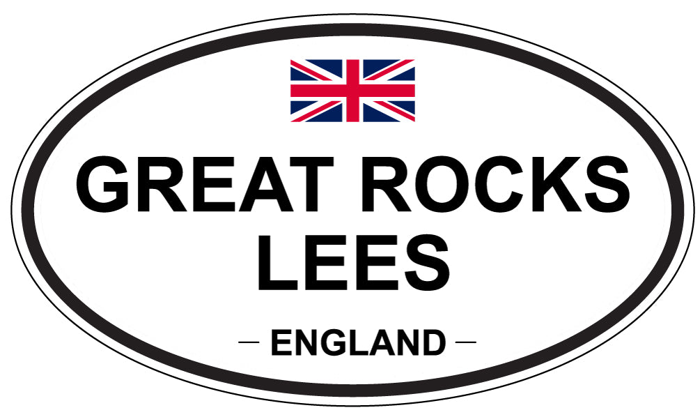 GREAT ROCKS LEES, England - Oval Magnet
