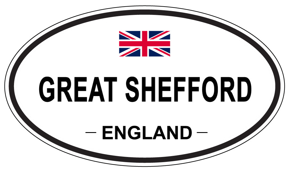 GREAT SHEFFORD, England - Oval Magnet
