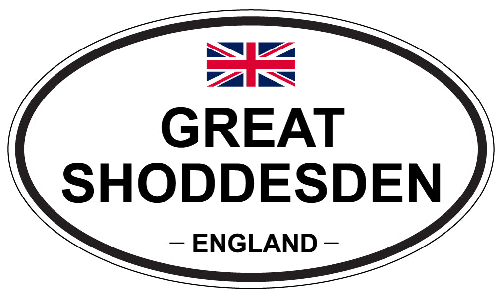 GREAT SHODDESDEN, England - Oval Magnet