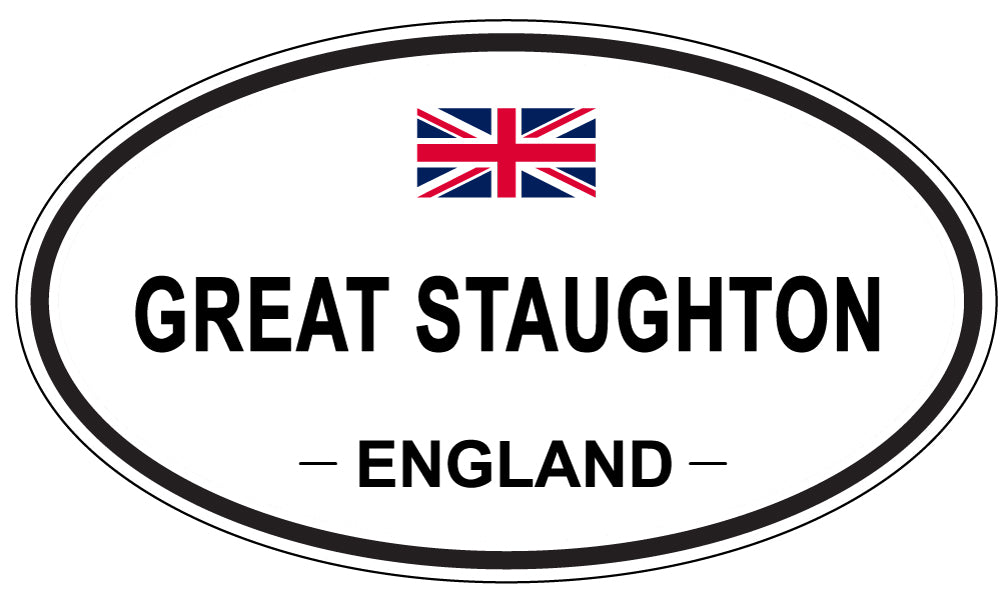 GREAT STAUGHTON, England - Oval Magnet