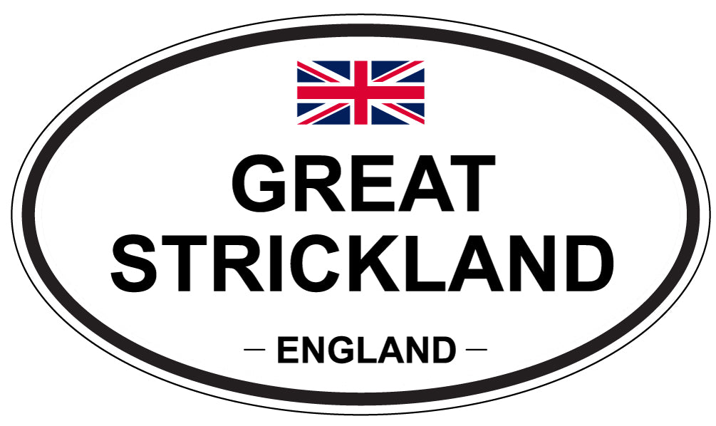 GREAT STRICKLAND, ENGLAND - Oval Sticker