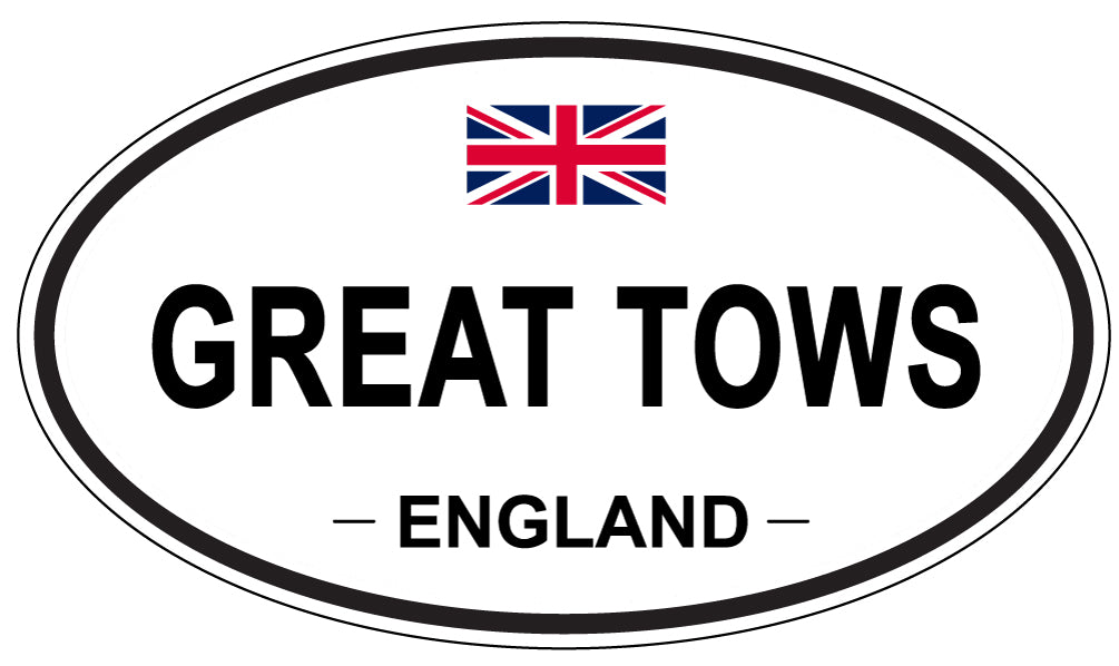 GREAT TOWS, England - Oval Magnet