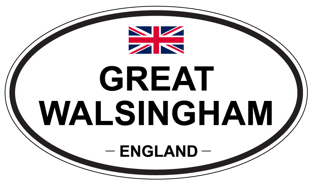 GREAT WALSINGHAM, England - Oval Magnet