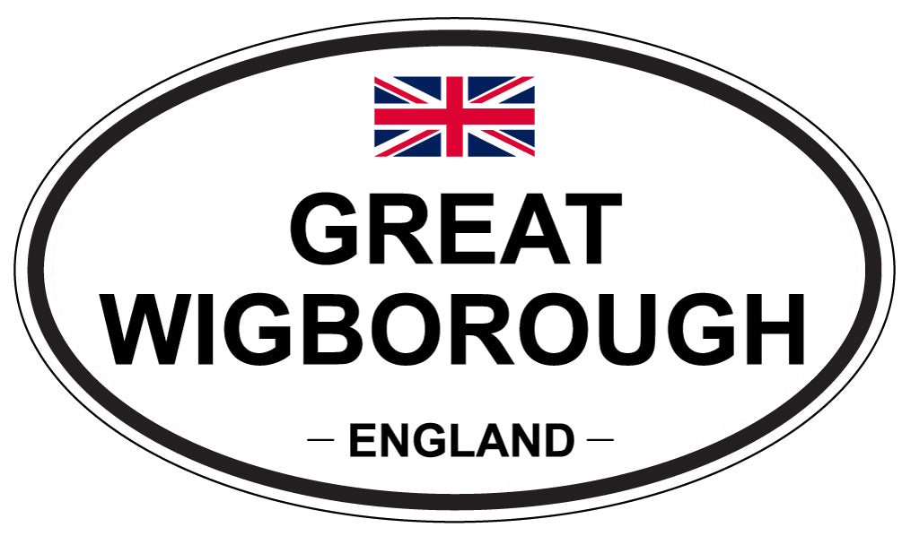 GREAT WIGBOROUGH, ENGLAND - Oval Sticker