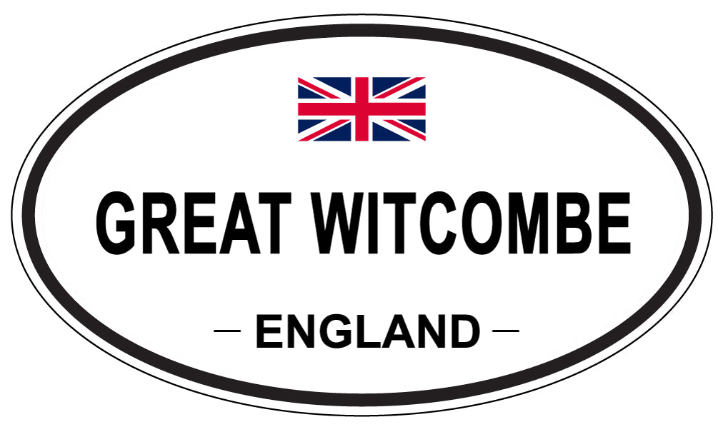 GREAT WITCOMBE, England - Oval Magnet