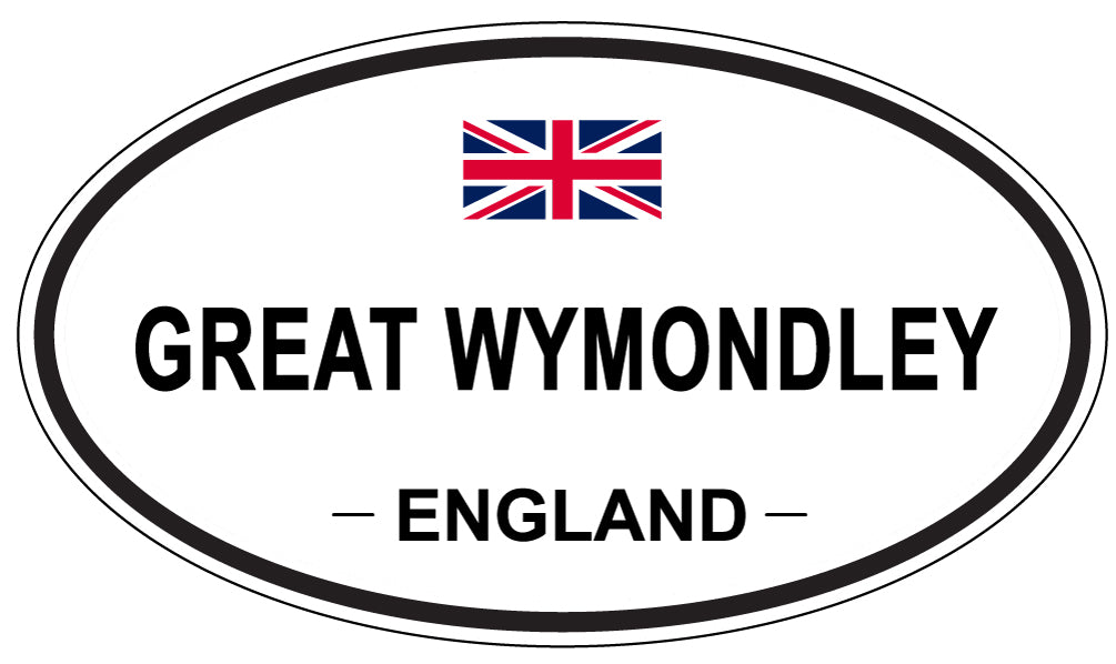 GREAT WYMONDLEY, England - Oval Magnet