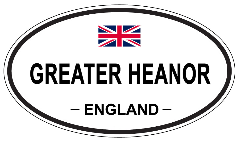 GREATER HEANOR, England - Oval Magnet