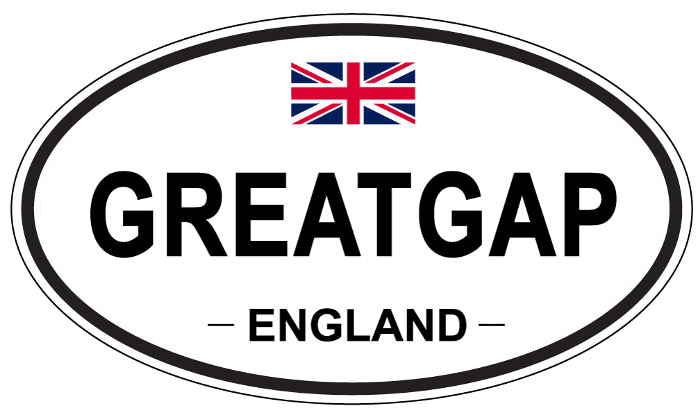 GREATGAP, England - Oval Magnet