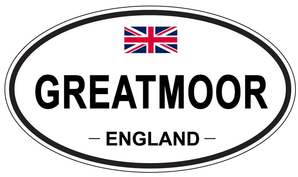 GREATMOOR, ENGLAND - Oval Sticker