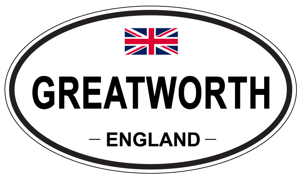 GREATWORTH, ENGLAND - Oval Sticker