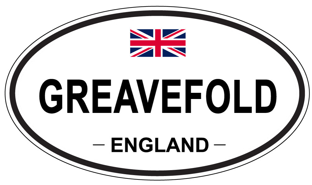 GREAVEFOLD, ENGLAND - Oval Sticker