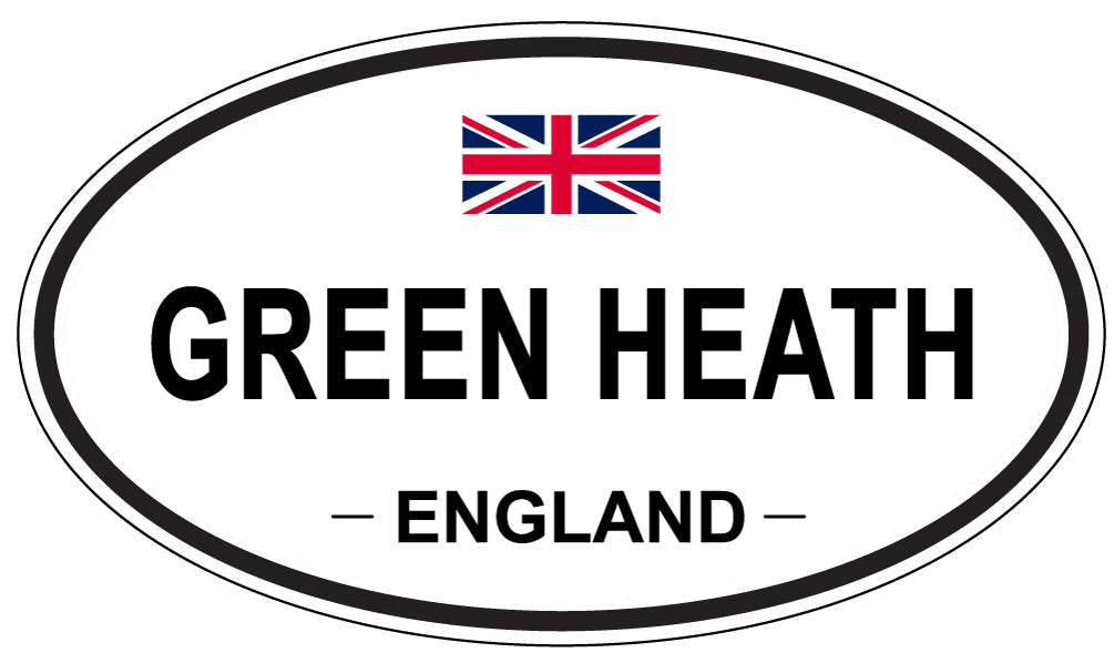 GREEN HEATH, England - Oval Magnet