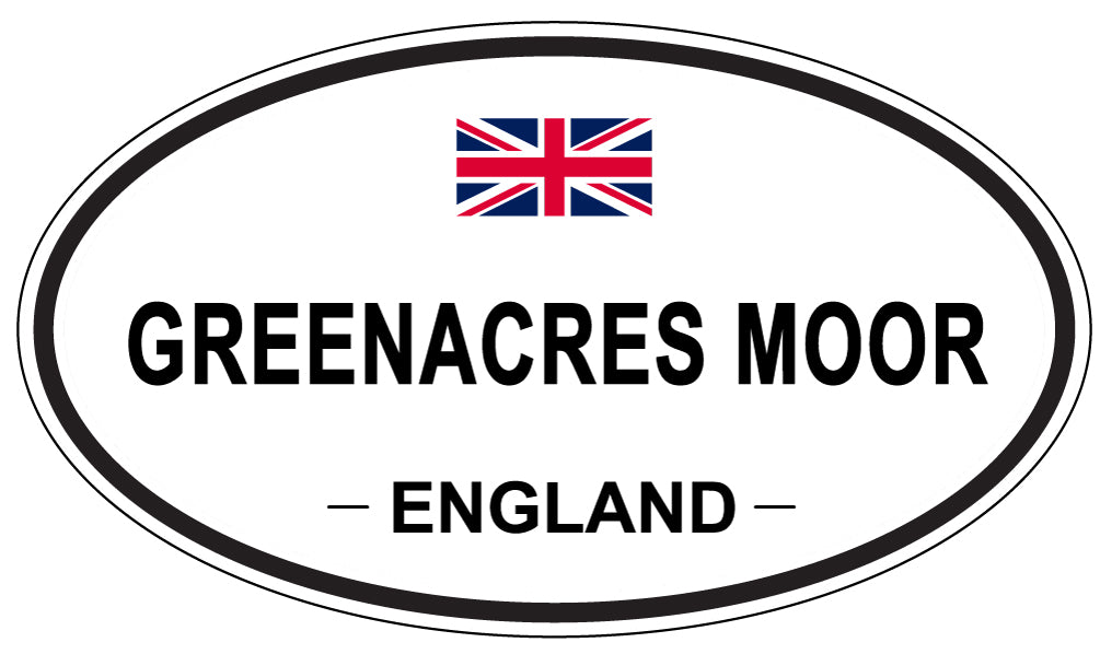 GREENACRES MOOR, England - Oval Magnet