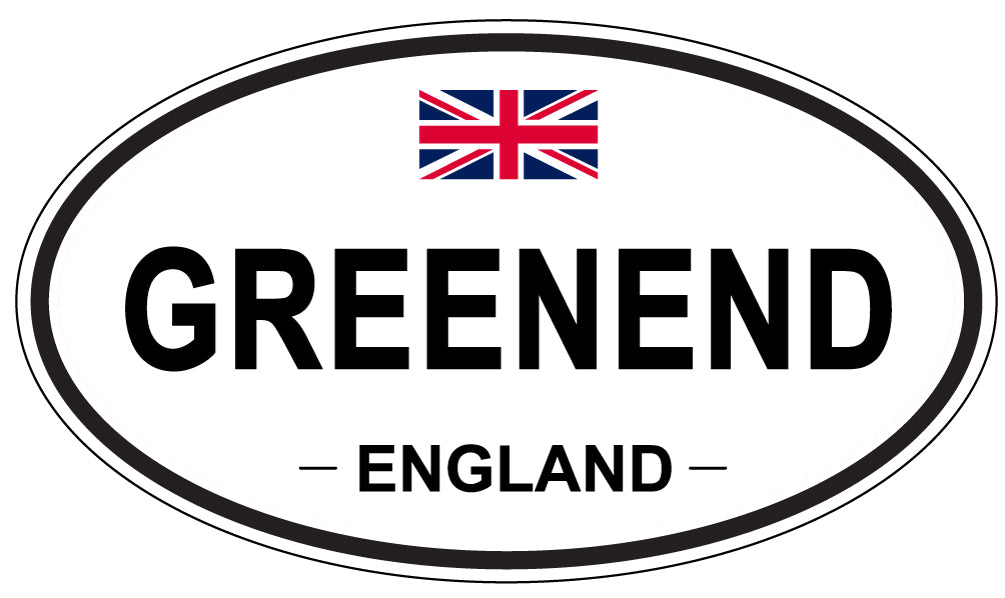 GREENEND, England - Oval Magnet