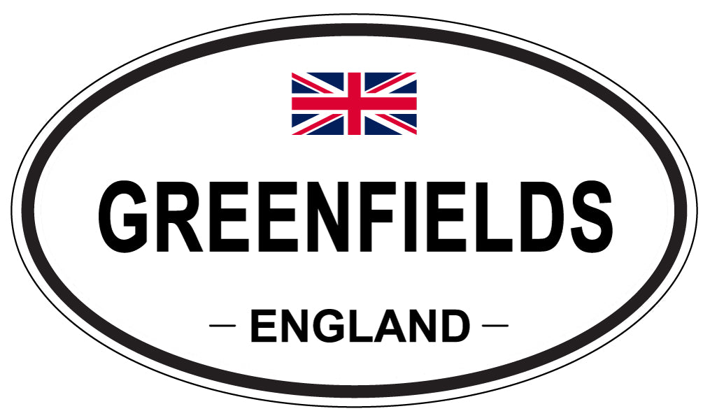 GREENFIELDS, England - Oval Magnet
