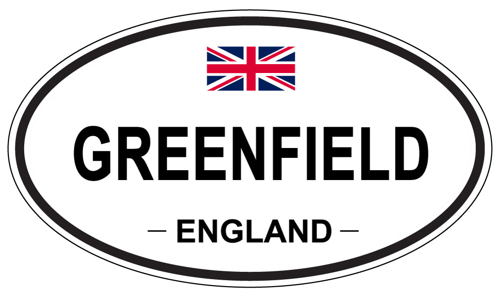 GREENFIELD, England - Oval Magnet