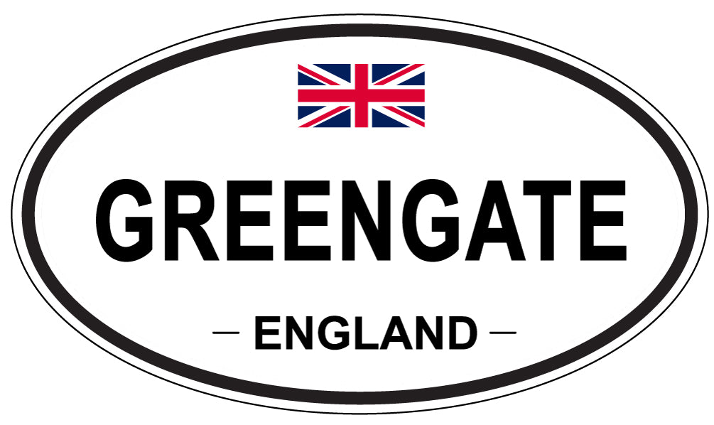 GREENGATE, England - Oval Magnet