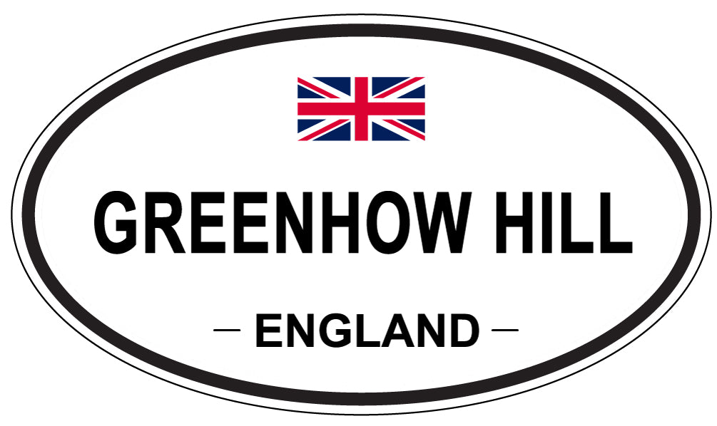 GREENHOW HILL, England - Oval Magnet
