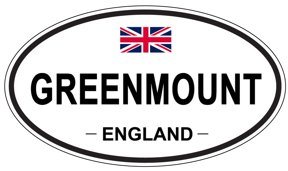 GREENMOUNT, England - Oval Magnet