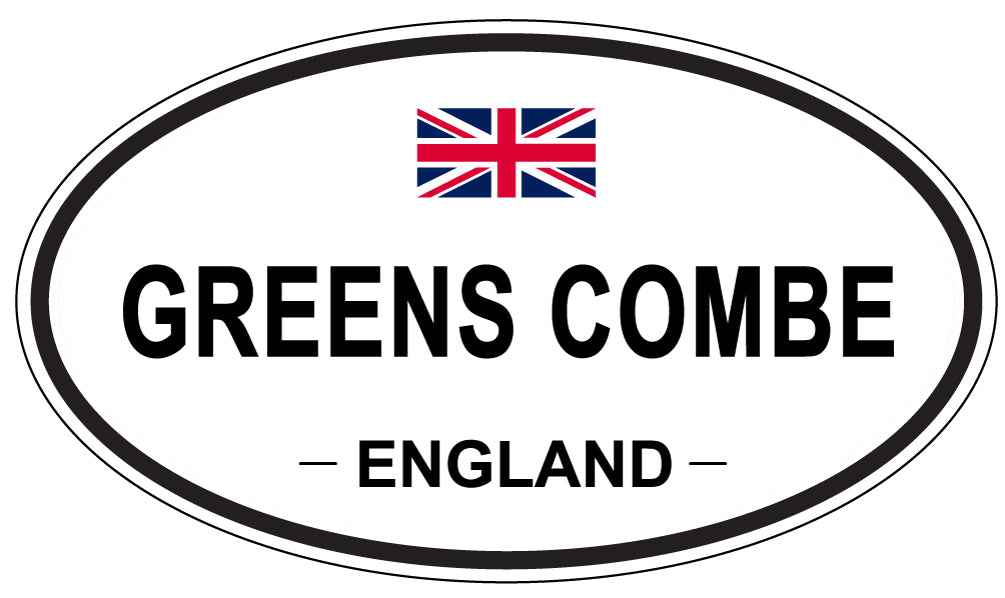GREENS COMBE, England - Oval Magnet