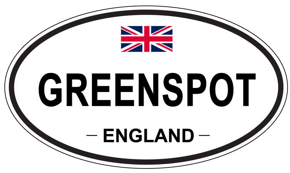 GREENSPOT, England - Oval Magnet